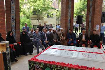 مراسم رونمایی از یادمان شهدای گمنام